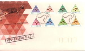 Multicoloured Triangular Stamps
