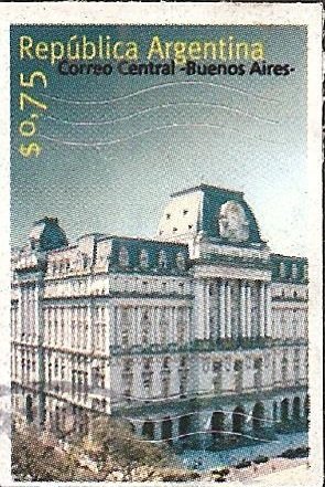 Stamp, General Post Office of Buenos Aires, Argentina,  