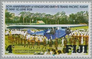 Stamp, Defence Force, Fiji,  , Aircrafts