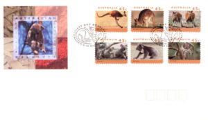 Koalas and Kangaroos self adhesive