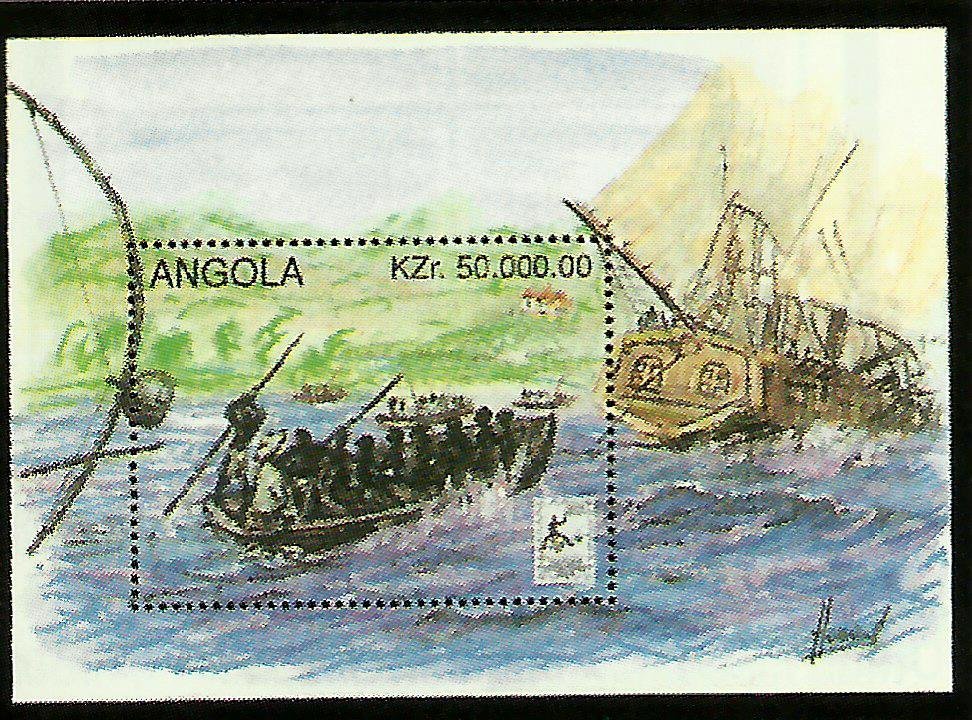 Disembarkation of slaves