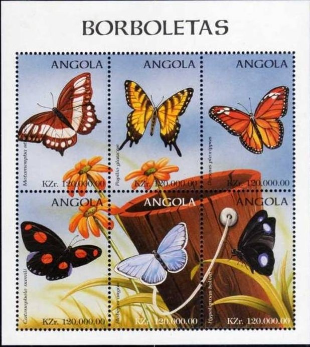 Butterflies - MiNr. 1189-94