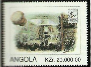Stamp, Slaves below deck, Angola,  