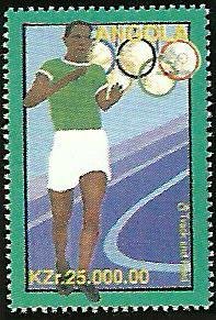 Stamp, Run, Angola,  , Olympic Games