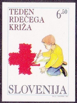 Charity stamp (Red Cross week)