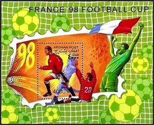 Souvenir Sheet, World Cup 1998, Afghanistan,  , Football (Soccer)