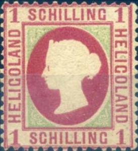 Stamp, Queen Victoria, German States,  