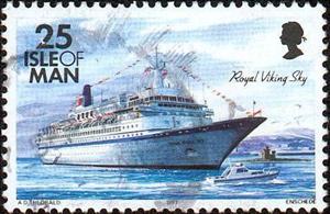 Stamp, Ships, Isle of Man,  