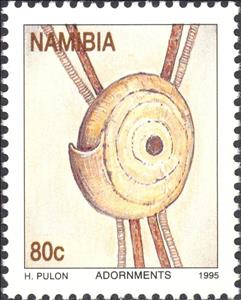 Stamp, Conus shell, Namibia,  , Shells