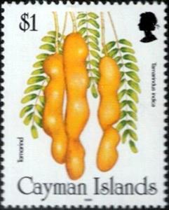 Stamp, Tamarind, Cayman Islands,  , Fruits