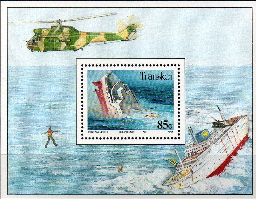 Modern shipwrecks: Oceanos, 1991
