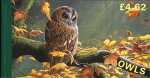 Booklet, Owls booklet, Isle of Man,  , Birds, Birds of Prey, Owls, Animals (Fauna)