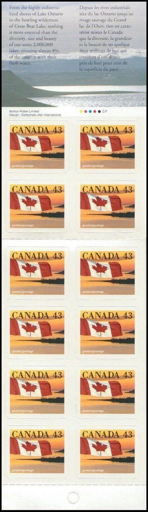 The Canadian Flag over Lake
