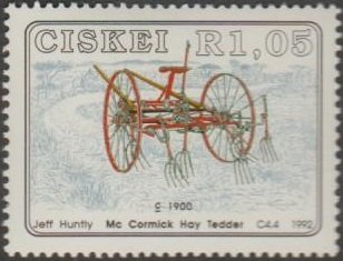 Farm implements: McCormick hay tedder, 1900