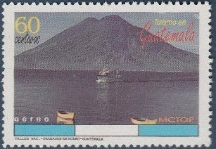 Boats on Lake Atitlan