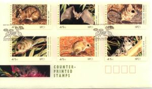 Australian Wildlife Counter Printed, Self-adhesive