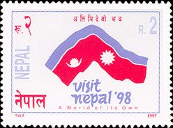 Logo of Visit Nepal Year '98