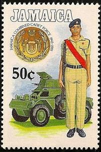 Stamp, Cadet, Jamaica,  , Tanks