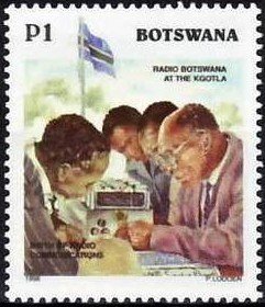 Radio Botswana at the Kgotila