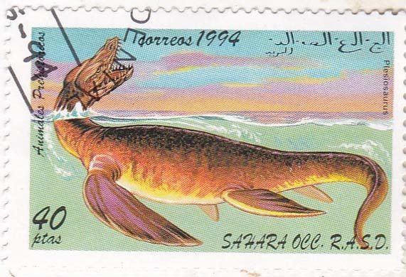 Prehistoric animals-pleisiosaurus