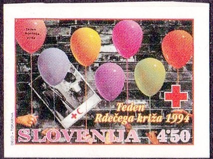 Charity stamp (Red Cross week)