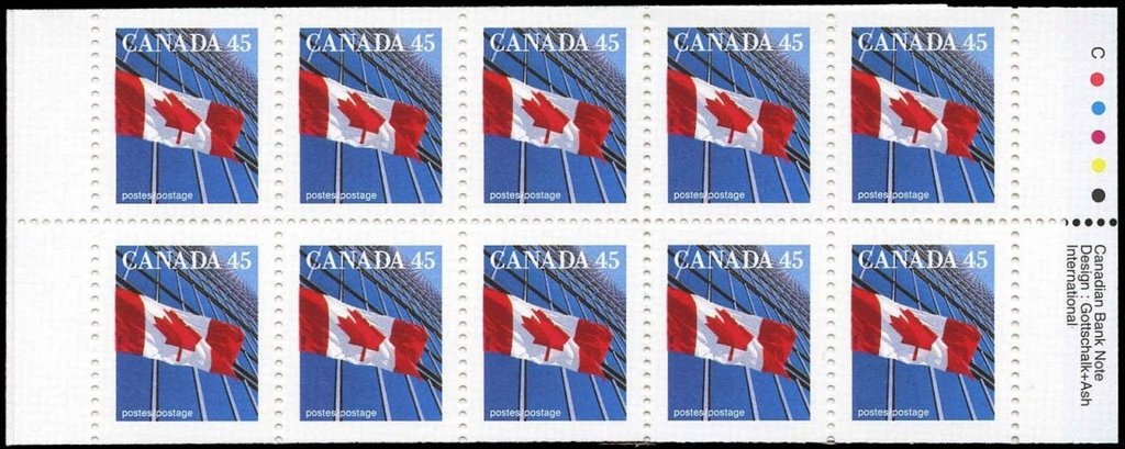 Canadian Flag and Office Buildings
