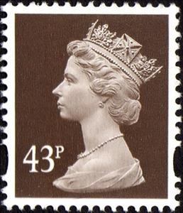 Stamp, Queen Elizabeth II - Decimal Machin, United Kingdom of Great Britain & Northern Ireland,  , Heads of State, Royalty, Queens