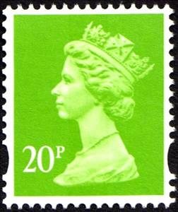 Stamp, Queen Elizabeth II - Decimal Machin, United Kingdom of Great Britain & Northern Ireland,  , Heads of State, Royalty, Queens