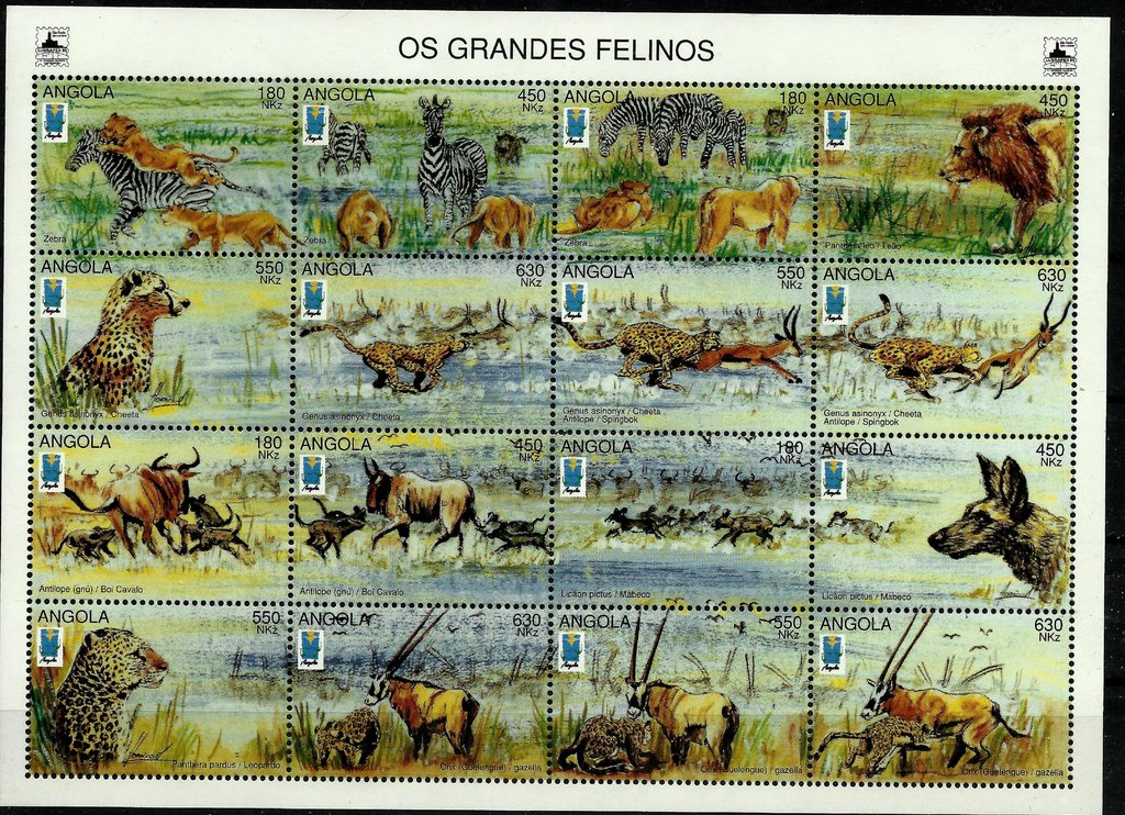 Mini Sheet of MiNr. 1002-17
