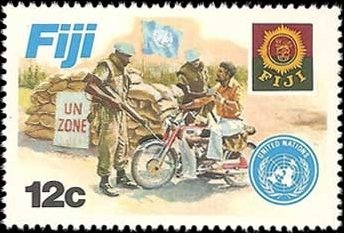 Stamp, UN Checkpoint, Fiji,  