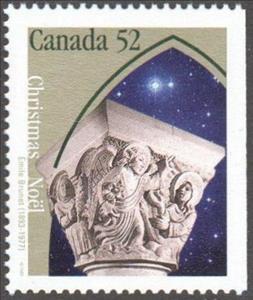 Stamp, The Annunciation, Canada,  , Christmas