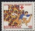 Stamp, Red Cross Society, Botswana,  , Red Cross and Red Crescent, Charity