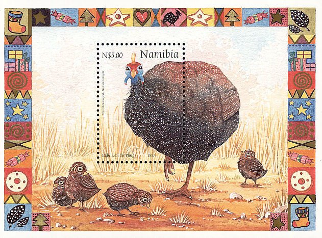 Helmeted Guineafowl (Numida meleagris)