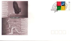First Day Cover, Passing of Olympic Flag to Sydney, Australia,  , Olympic Games