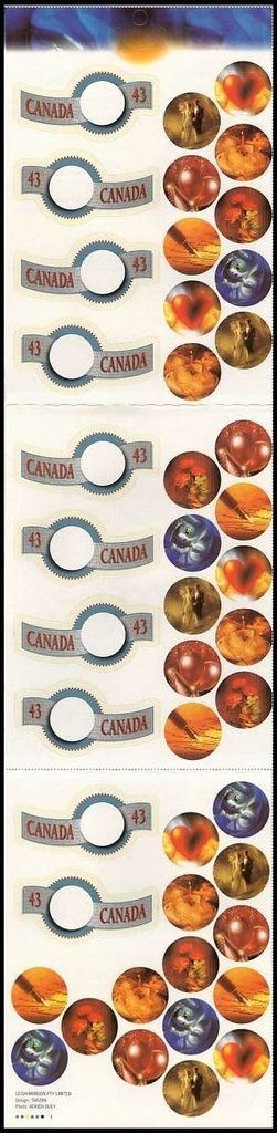 Booklet Pane, Quick-stick, Canada, Canada,  , Greetings