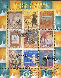 Souvenir Sheet, History of Summer Olympic Games - II., Cinderellas,  , Olympic Games