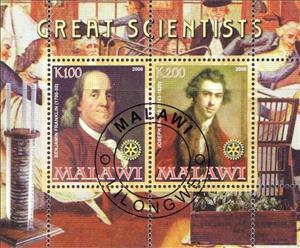 Souvenir Sheet, Great Scientists - I., Cinderellas,  , Scientists