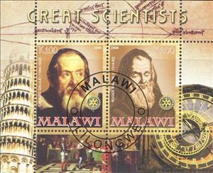 Souvenir Sheet, Great Scientists - II., Cinderellas,  , Scientists