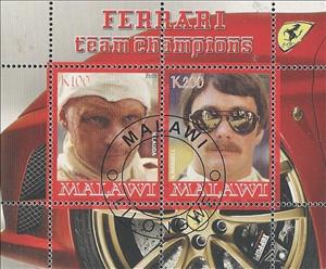 Souvenir Sheet, Ferrari team champions - II., Cinderellas,  , Formula One