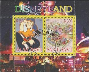 Souvenir Sheet, Disneyland, Cinderellas,  , Cartoons, Disney