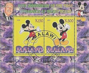 Souvenir Sheet, Mickey Mouse 80th Anniversary - II., Cinderellas,  , Cartoons, Disney