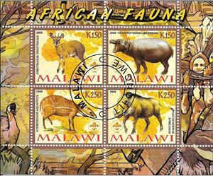 Souvenir Sheet, African Fauna, Cinderellas,  , Animals (Fauna)