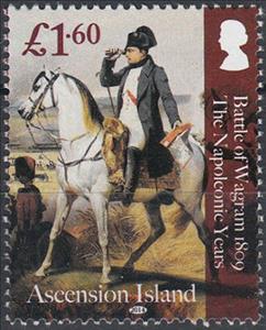 Stamp, Battle of Wagram, 1809, Ascension Island,  , Commemoration