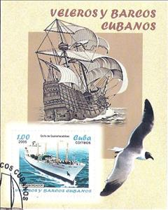 Souvenir Sheet, Ferry, Cuba,  