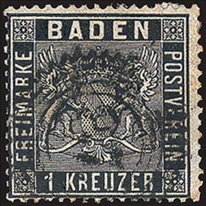 Stamp, Coat of arms (background lined), German States,  , Coats of Arms