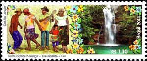 Stamp, Cavalcante/GO, Brazil,  
