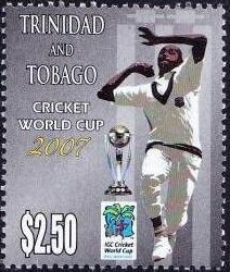Cricket World Cup emblem and Bowler, different