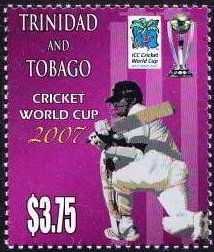 Cricket World Cup emblem and Batsman, different