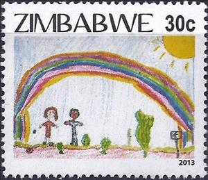 Stamp, Campaign Against Powerty and Hunger, Zimbabwe,  