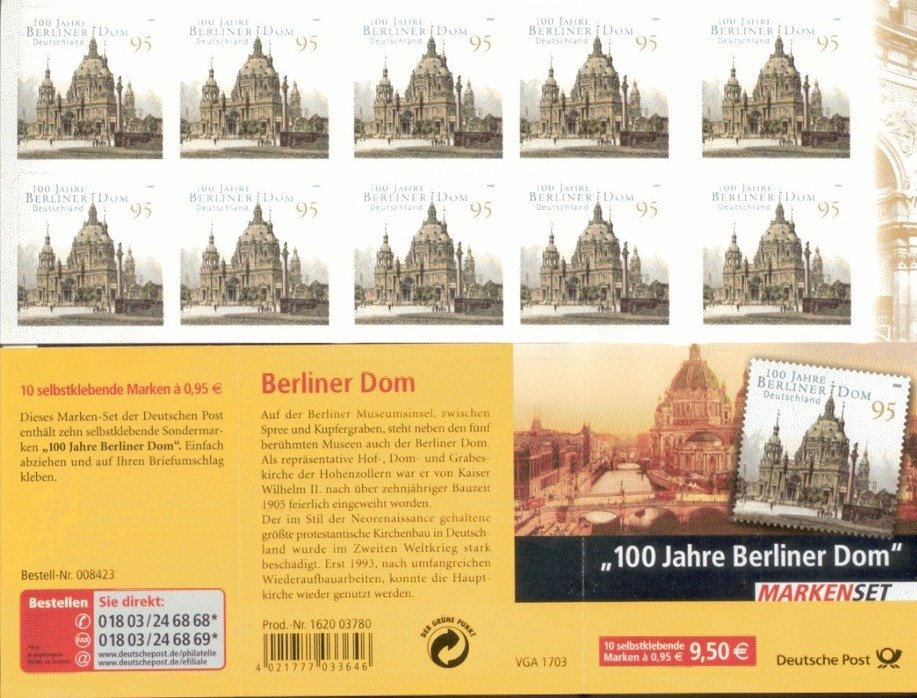 Berlin Cathedral (built from 1884-1905)
